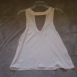 Cream with a pink tint blouse